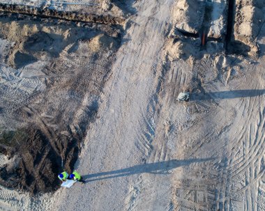 Şantiyede mühendislerin en iyi görünümü
