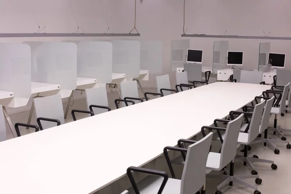 Empty computer lab
