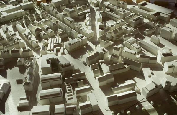 Model of city Heilbronn in Germany — Stock Photo, Image