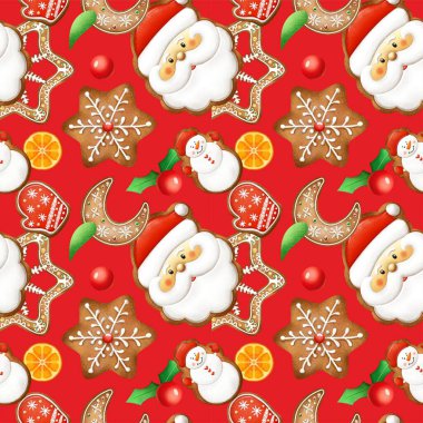 Kusursuz Noel baskısı. Paketler, kumaşlar ve desenler. Yaratıcılığınız için nitel çizimler.