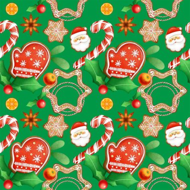 Kusursuz Noel baskısı. Paketler, kumaşlar ve desenler. Yaratıcılığınız için nitel çizimler.