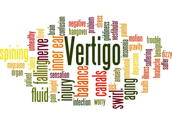 Concepto de nube de palabra vértigo 3 —  Fotos de Stock