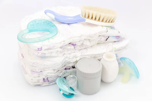 Baby hygiene items and accessories 2 — Stock Photo, Image