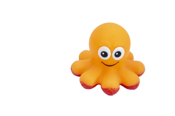 Octopus children bath toy isolated — Stock Photo, Image