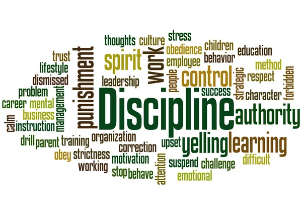 Discipline word cloud concept — Stockfoto