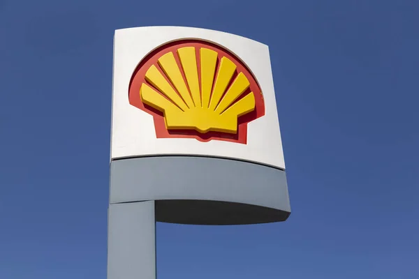 Señal de gasolinera Shell — Foto de Stock