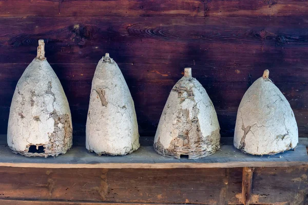 Old Beehives Ethno Village Sirogojno Serbia — Stock Photo, Image