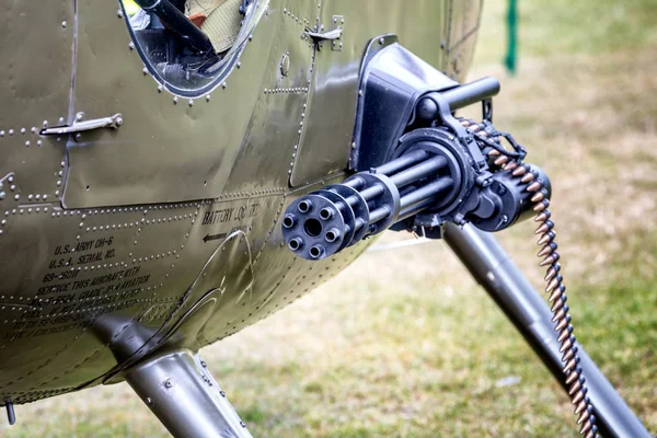 Machine Gun Bullets Helicopter — Stock Photo, Image