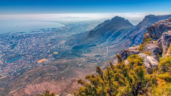 Cape Town from Above on a Hazy Day