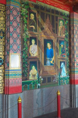 Mart 2019 eski Tapınak, Wat Pa Le Lai Temple, Suphan Buri, Tayland