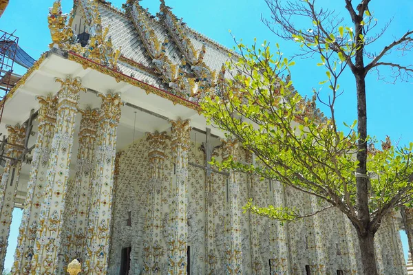 Marzo 2019 Viejo Templo Templo Wat Lai Suphan Buri Tailandia — Foto de Stock