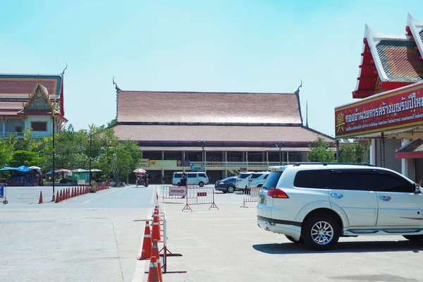 2019 Marca Starej Świątyni Wat Lai Temple Suphan Buri Tajlandia — Zdjęcie stockowe