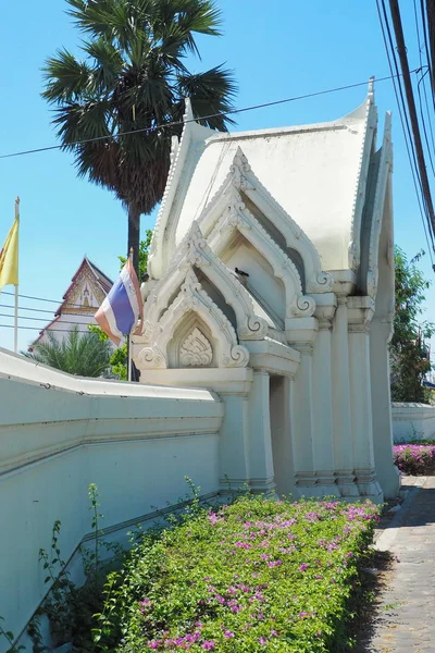 März 2019 Alten Tempel Wat Lai Tempel Suphan Buri Thailand — Stockfoto