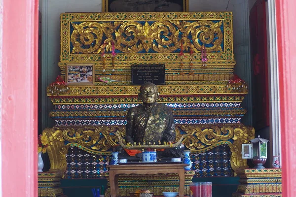 Marzo 2019 Viejo Templo Templo Wat Lai Suphan Buri Tailandia —  Fotos de Stock