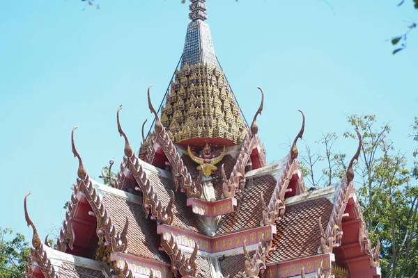 März 2019 Alten Tempel Wat Lai Tempel Suphan Buri Thailand — Stockfoto