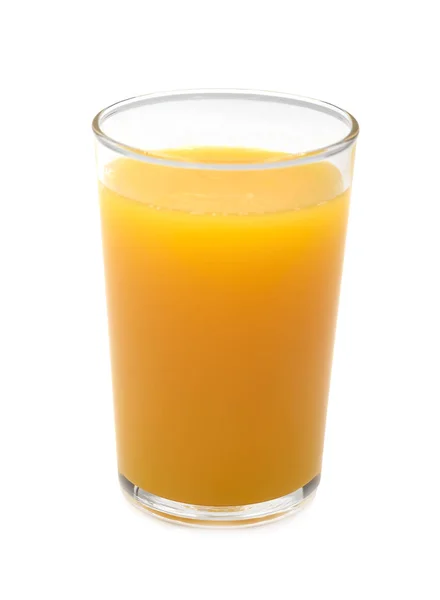 Glass Fresh Orange Juice Isolated White Background Royalty Free Stock Images