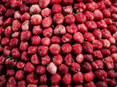 Doğal taze çilek. Organik. Meyve arka plan