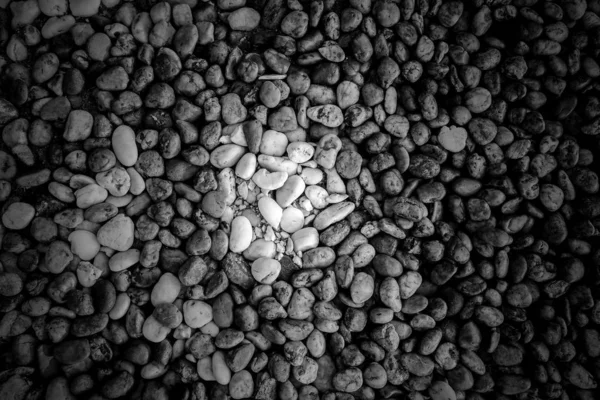 Full Frame Pebbles Beach Background — Stock Photo, Image