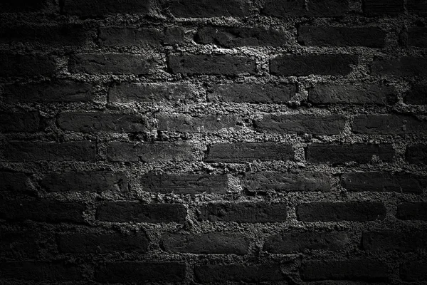 Donkere Toon Van Bakstenen Muur Textuur Achtergrond — Stockfoto