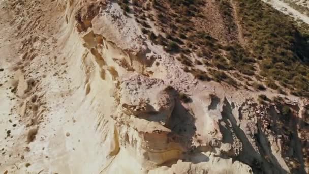 Пташиного Польоту Playa Bolnuevo Кінематографічна Постріл Drone — стокове відео