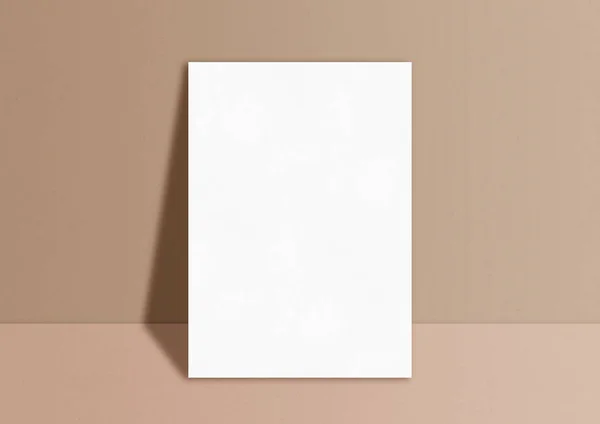 Paper A4 photo mockup. Empty paper photo mockup with clipping path.