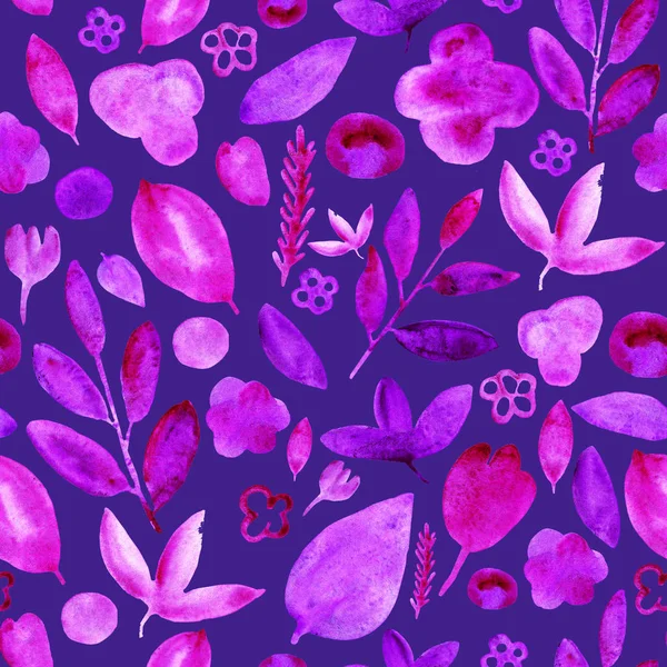 Flowers purple  pattern — Stock Photo, Image