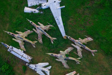 Rusya, Moskova Bölgesi, Monino, - 25 Haziran 2019: Rusya Federasyonu Merkez Hava Kuvvetleri Müzesi