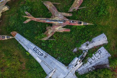Rusya, Moskova Bölgesi, Monino, - 25 Haziran 2019: Rusya Federasyonu Merkez Hava Kuvvetleri Müzesi