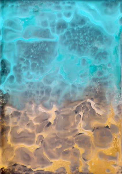 Abstrato colorido cósmico aquarela acrílico textura fundo — Fotografia de Stock