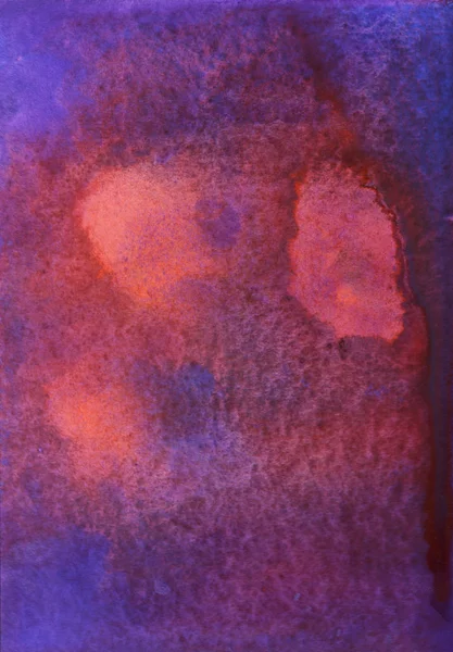 抽象蓝紫色粉红色水彩丙烯酸背景 — 图库照片