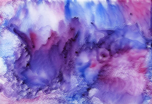 Alcohol ink, acrylic, watercolor colorful abstract background — Stock Photo, Image
