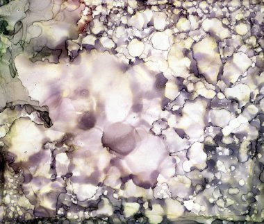 Alkol mürekkemi, akrilik, suluboya renkli soyut arka plan