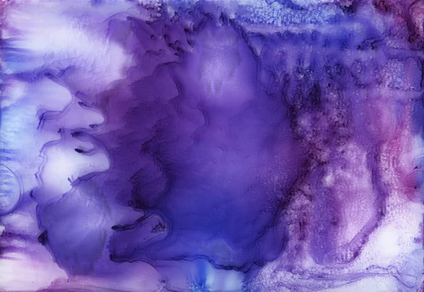 Tinta de álcool, acrílico, aquarela fundo abstrato colorido — Fotografia de Stock