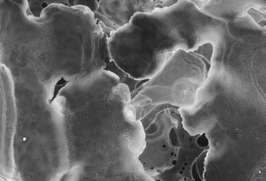 Alkol mürekbesi, akrilik siyah beyaz soyut arka plan