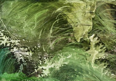 Alkol mürekkemi, akrilik, suluboya renkli soyut arka plan