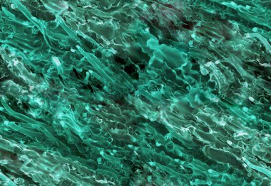 Dikişsiz, el yapımı sanat dokusu. Akrilik, suluboya, mürekkep.