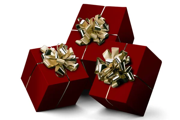 Tres regalos — Foto de Stock