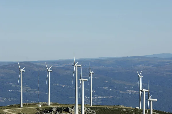 aeorojeneratörlerin veya elektrik türbinlerinin görüntüsü