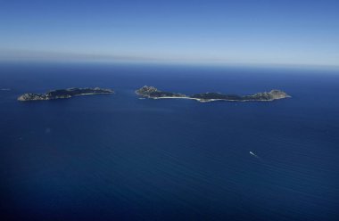 Islas Cies, Vigo, Ispanya, plaj