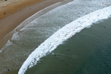 Plaj hattının görüntüsü