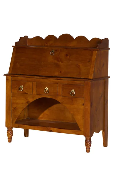 Image Wooden Desk — Stock Photo, Image