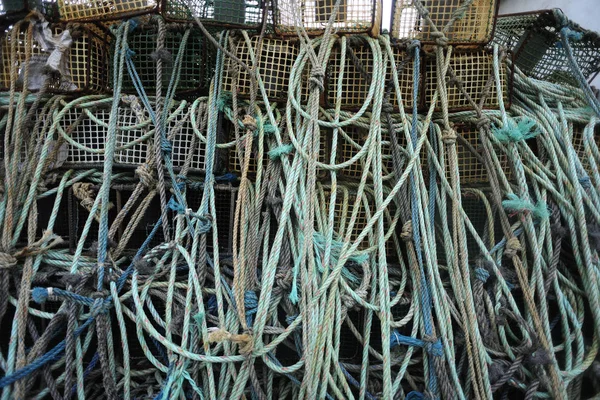 Imagen Aparejos Pesca Muelle — Foto de Stock