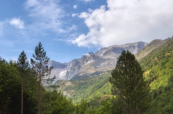 Benasque Huesca Spanien Augusti 2017 Posets Maladeta Naturpark Ett Spanskt — Stockfoto