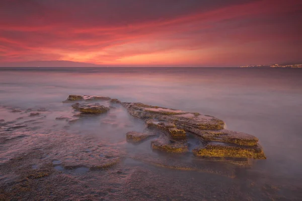 Playa Las Americas Gran Canaria Spain Oktober 2011 Sunset Fotografi — Stok Foto