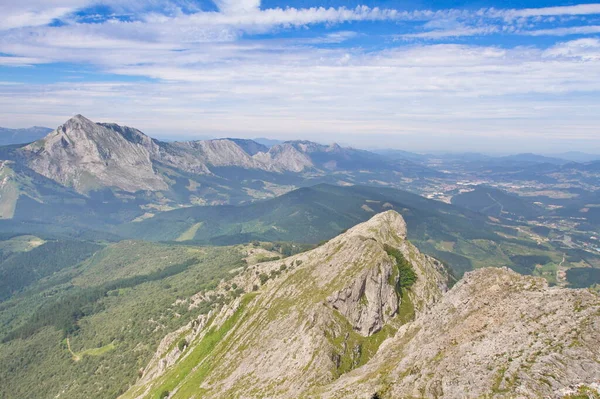 Udala Gipuzkoa Baskenland August 2016 Wandertag Durch Den Udalatx Hintergrund — Stockfoto