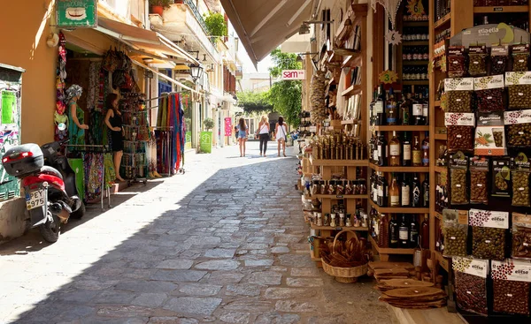 Streets Rethymno Rethymno Crete Greece — Stock Photo, Image