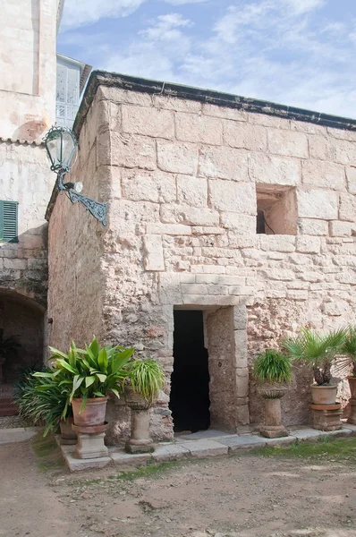 Palma Mallorca Spanien November 2011 Fyrkantig Dörröppning Arab Baths Museum — Stockfoto