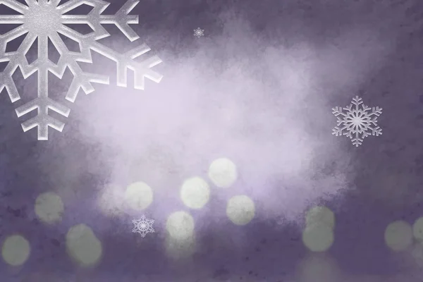 Zima Światła Śniegu Streszczenie Tło Tekstura Cyfrowy Ilustracja Światła Kopiować — Zdjęcie stockowe