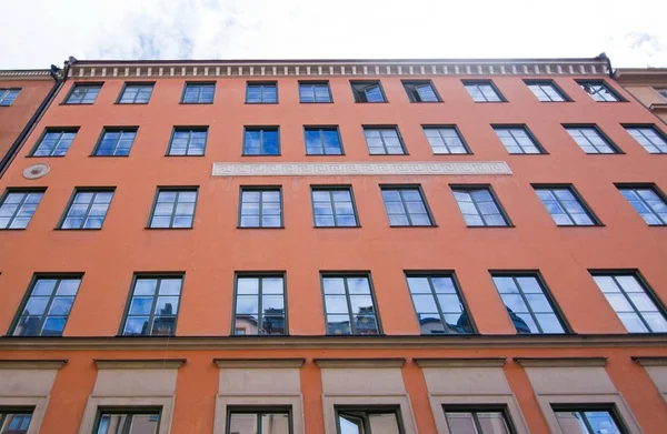 Fachada Del Edificio Residencial Del Siglo Pasado Sankt Eriksplan Estocolmo — Foto de Stock