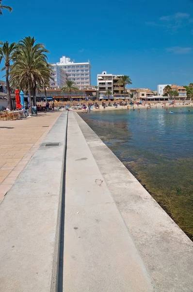 Mallorca Spanien Juli 2012 Kann Pastilla Beach Hotels Und Menschen — Stockfoto